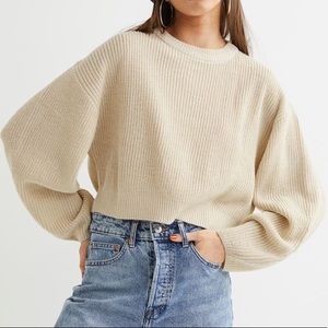h&m rib knit sweater